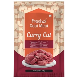 fresho! Goat Meat Curry Cut, 500 g